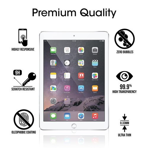 thumbnail image 2 of AmFilm Tempered Glass Screen Protector For IPad Pro & IPad Air 2024 (11/13 Inch) - 2 Pack 2 of 4