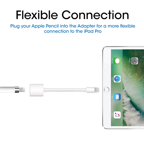 TechMatte Flexible Charging Adapter Cable for iPad Pro and Apple Pencil  (3') 