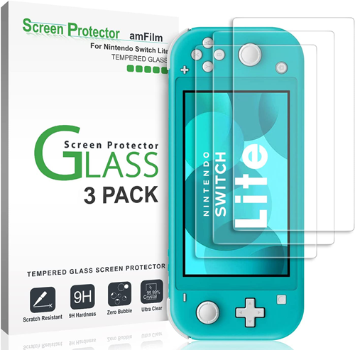  amFilm 3 Pack Tempered Glass Screen Protector for