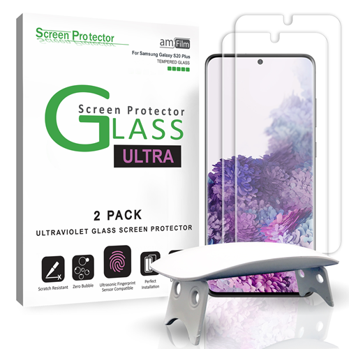 2-Pack For Samsung Galaxy S20+ S20 Plus Tempered Glass Screen Protector