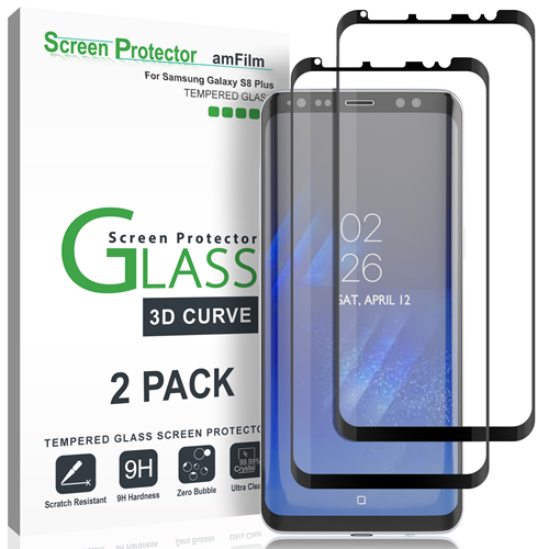 amFilm Samsung Galaxy S8 Plus Glass Screen Protector