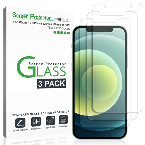 Clear Rear Tempered Glass Film Screen Protector for iPhone 12/iPhone 12 Pro  Max