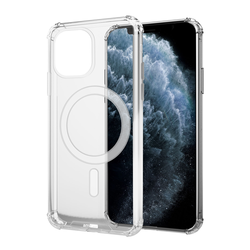 amCase iPhone XR (6.1) Clear Case with MagSafe Support for