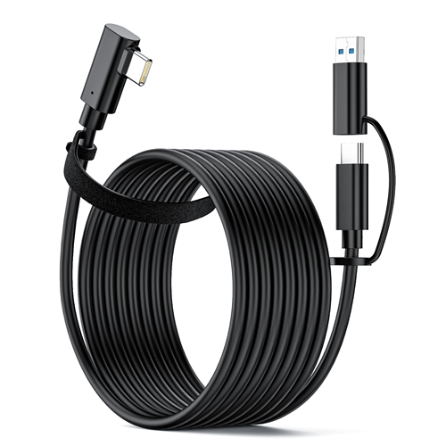 Peck telegram Derivation 16ft Link Cable and Adapter Compatible with Oculus Quest VR Headset, PC/Stream  - TechMatte