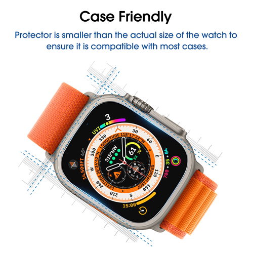 amFilm Glass Screen Protector for Apple Watch Ultra - Thumbnail 4