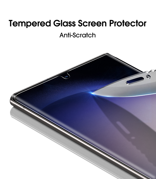 amFilm OneTouch Galaxy S23 3D Curved Glass Screen Protector & Camera  Protector 3-Pack Each - TechMatte