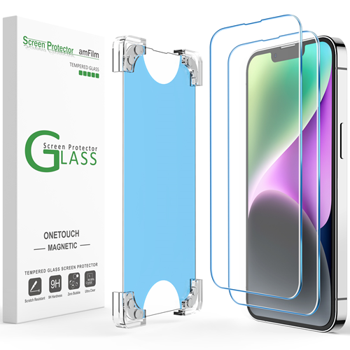 2 Pack) Tempered Glass Screen Protector For iPhone 14 Pro Max / iPhone 14  Plus