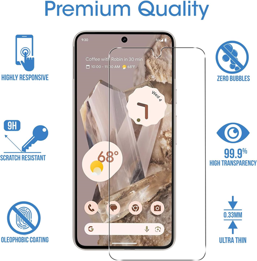 3 Pellicole In Vetro Temperato Per Vivo Y72 5G – Durezza 9H, Anti Graffio, Anti Impronta, Installazione Facile