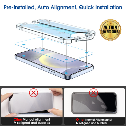 2+2pack) amFilm for iPhone 15 Pro Max-OneTouch Tempered Glass Screen &  Camera Lens Protector 6.7, Easiest Premium Installation Kit, Bubble Free,  Case Friendly, Anti-Scratch 