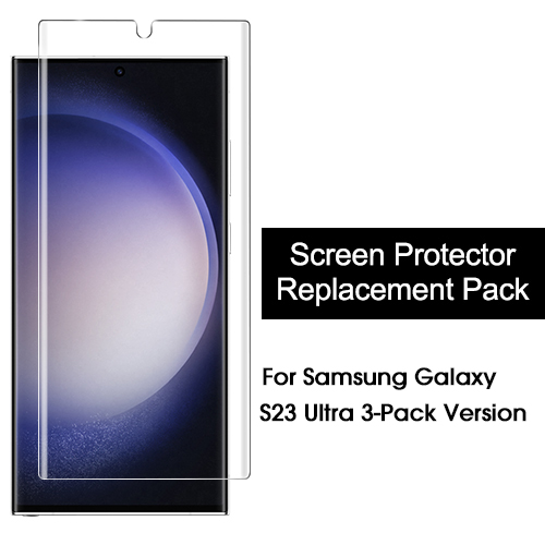 amFilm Galaxy S23 Ultra Screen Protector Replacement Kit 3-Pack - TechMatte